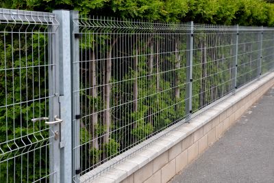 Modern Metal Fence