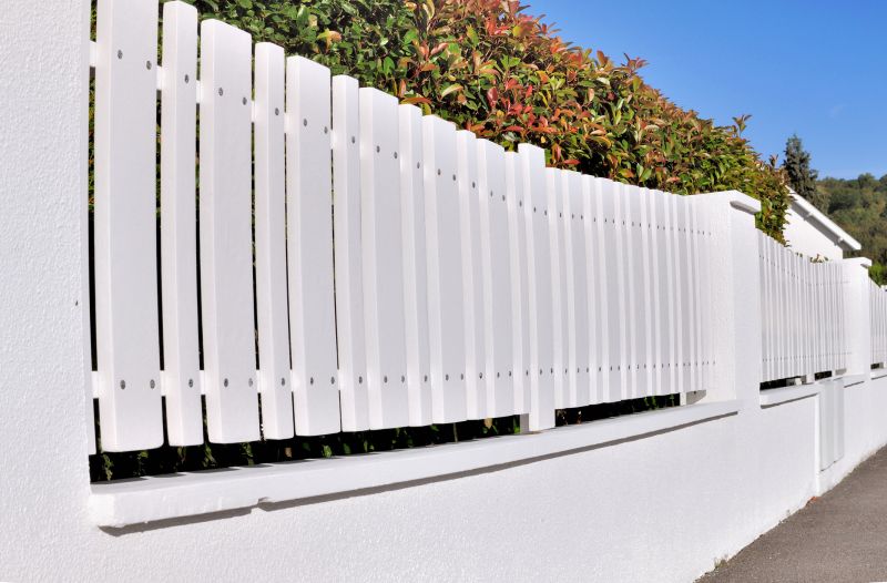 White Fence Installation